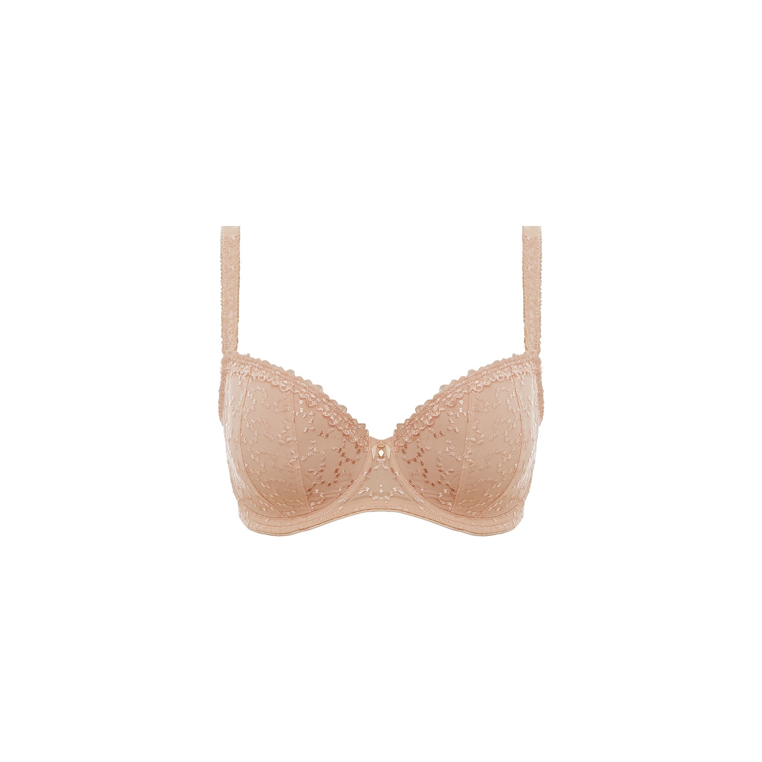 Halbschalen - BH mit Bügel „Ana Blush" von FANTASIE Lingerie, Cut Out, Vorderansicht