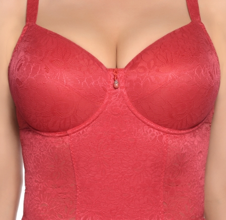 BH Liner Alice in Feuer, von ULLA Dessous, 3893, Ausschnitt, Vorderansicht