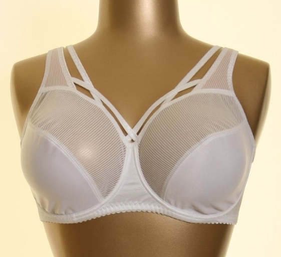 BH mit Bügel, Kali in Weiß von SYL Design, 40510, Cut Out, Vorderansicht