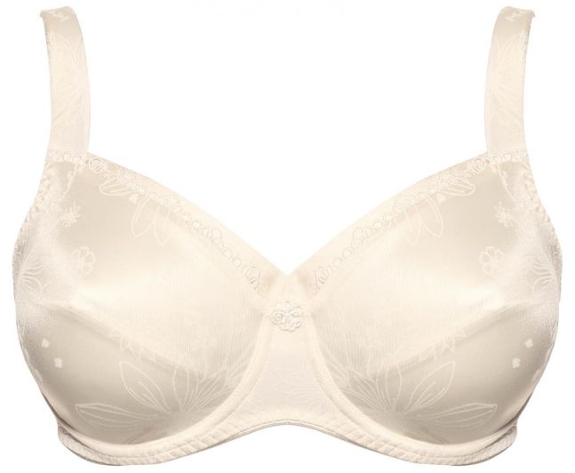 BH mit Bügel und Blende, Viola inChampagner, von ULLA Dessous, Cut Out,