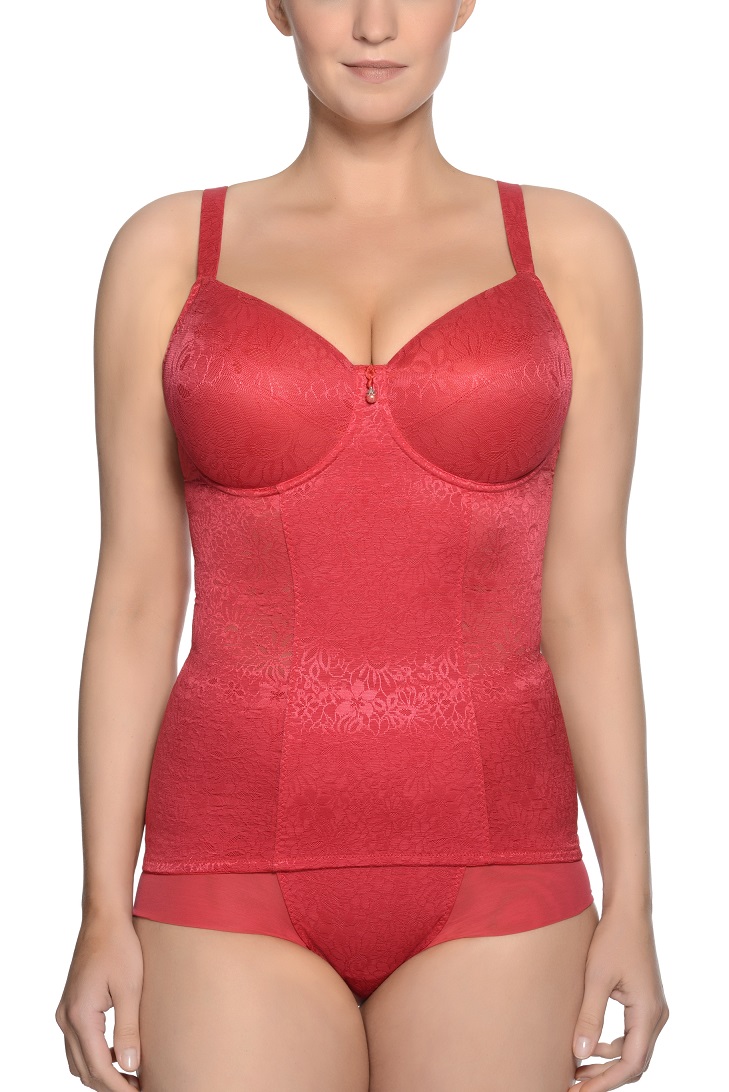 BH Liner Alice in Feuer, von ULLA Dessous, 3893, Kombination, Vorderansicht