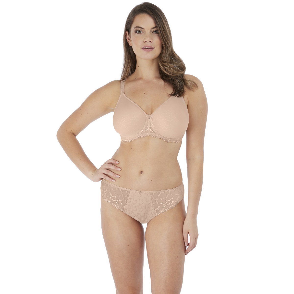 BH mit Bügel in Natural Beige mit Spacer Cup von FANTASIE Lingerie Kombination FL 6701  Vorderansicht