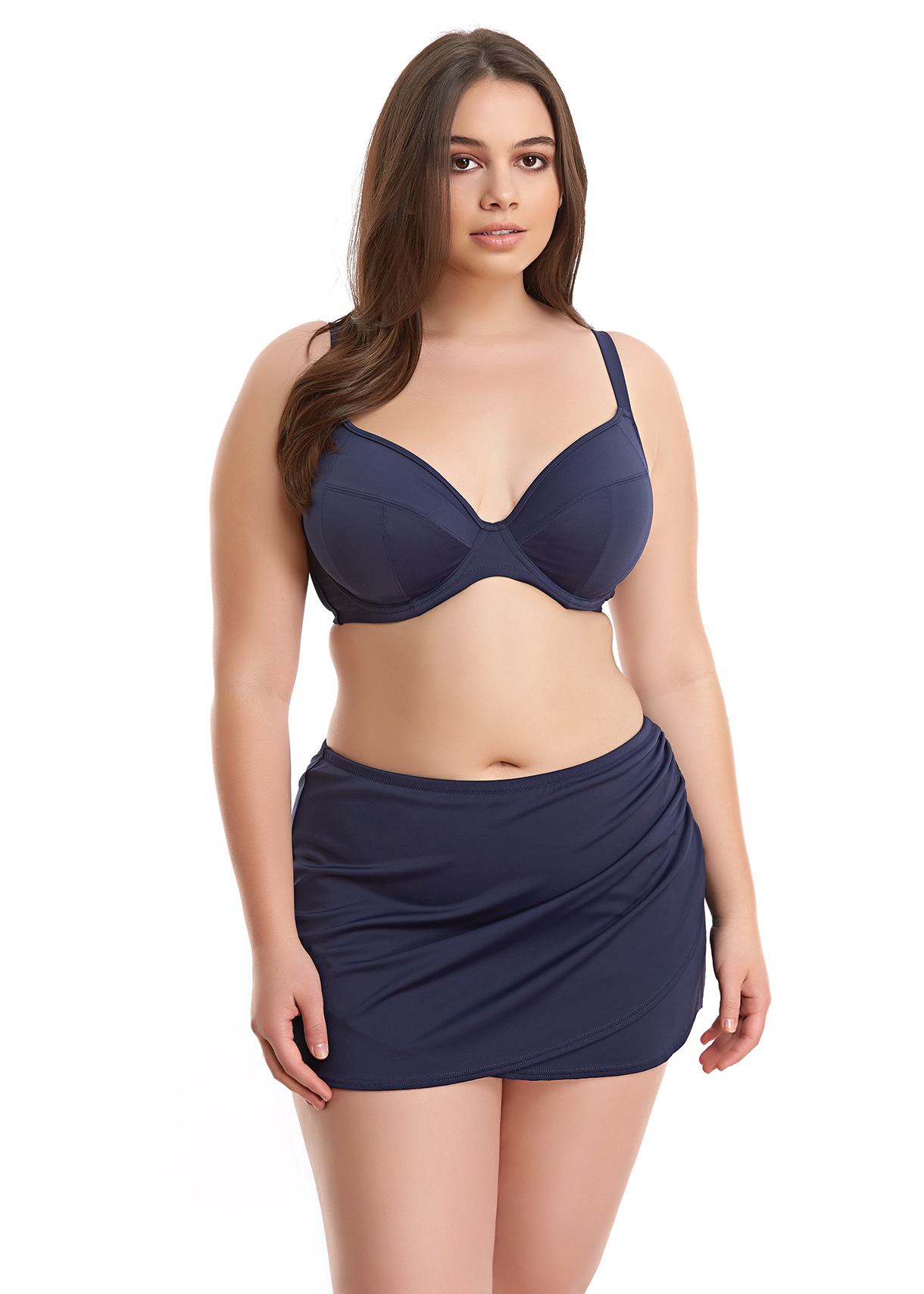 Bikini-BH mit Bügel Essentials in Midnight von ELOMI Swim Kombi Vorderansicht