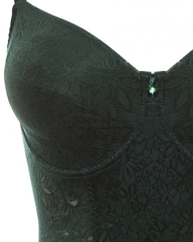 BH Liner Alice in Moosgrün von ULLA Dessous, 3893, Cut Out, Detailansicht