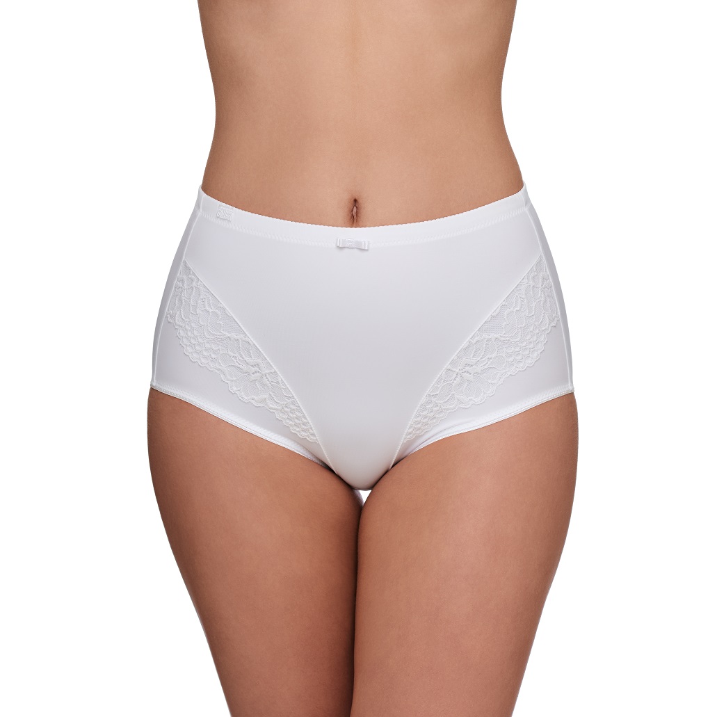 Taillenhoher Miederslip London, Weiß von Susa Lingerie, 631, Vorderansicht