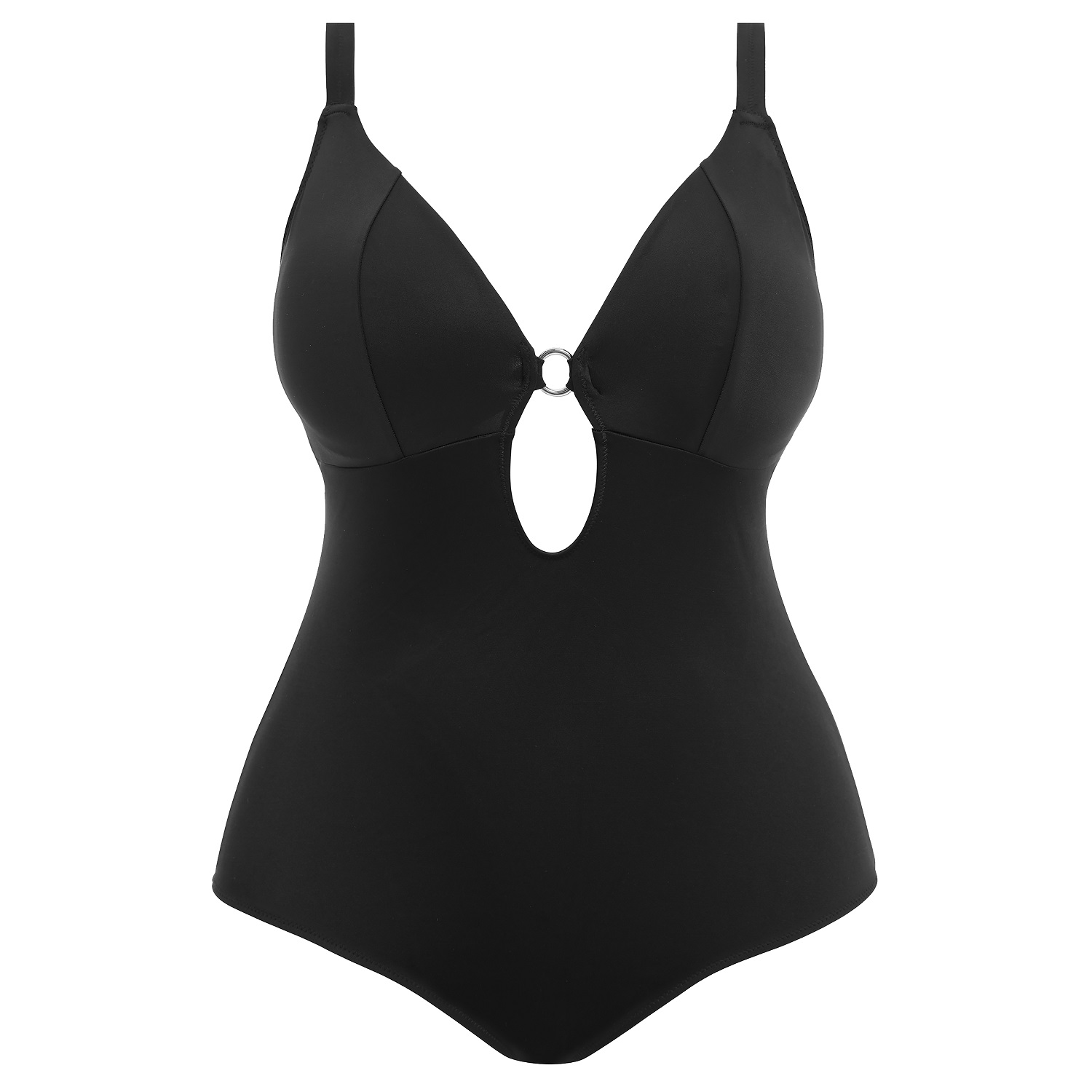 Badeanzug Plain Sailing in Schwarz von ELOMI Swim ES7280 Cut Out