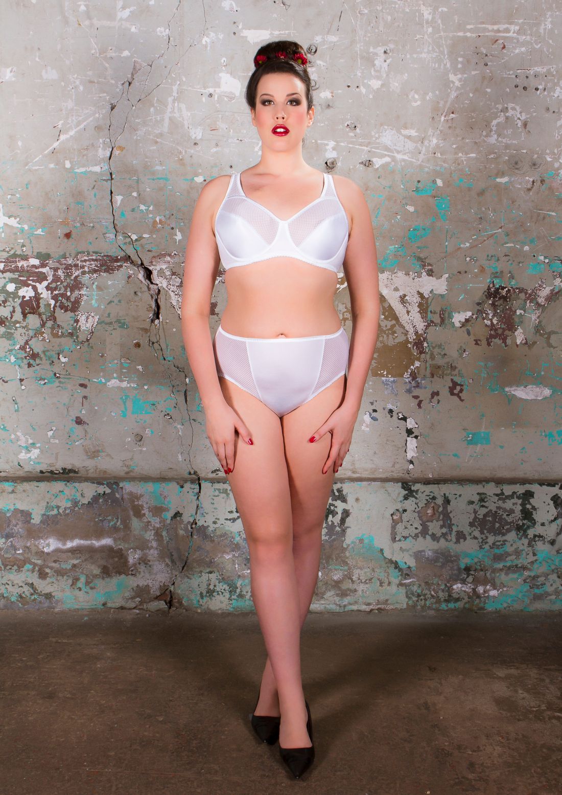 BH mit Bügel, Opis White, von SYL Design, Kombi, Vorderansicht