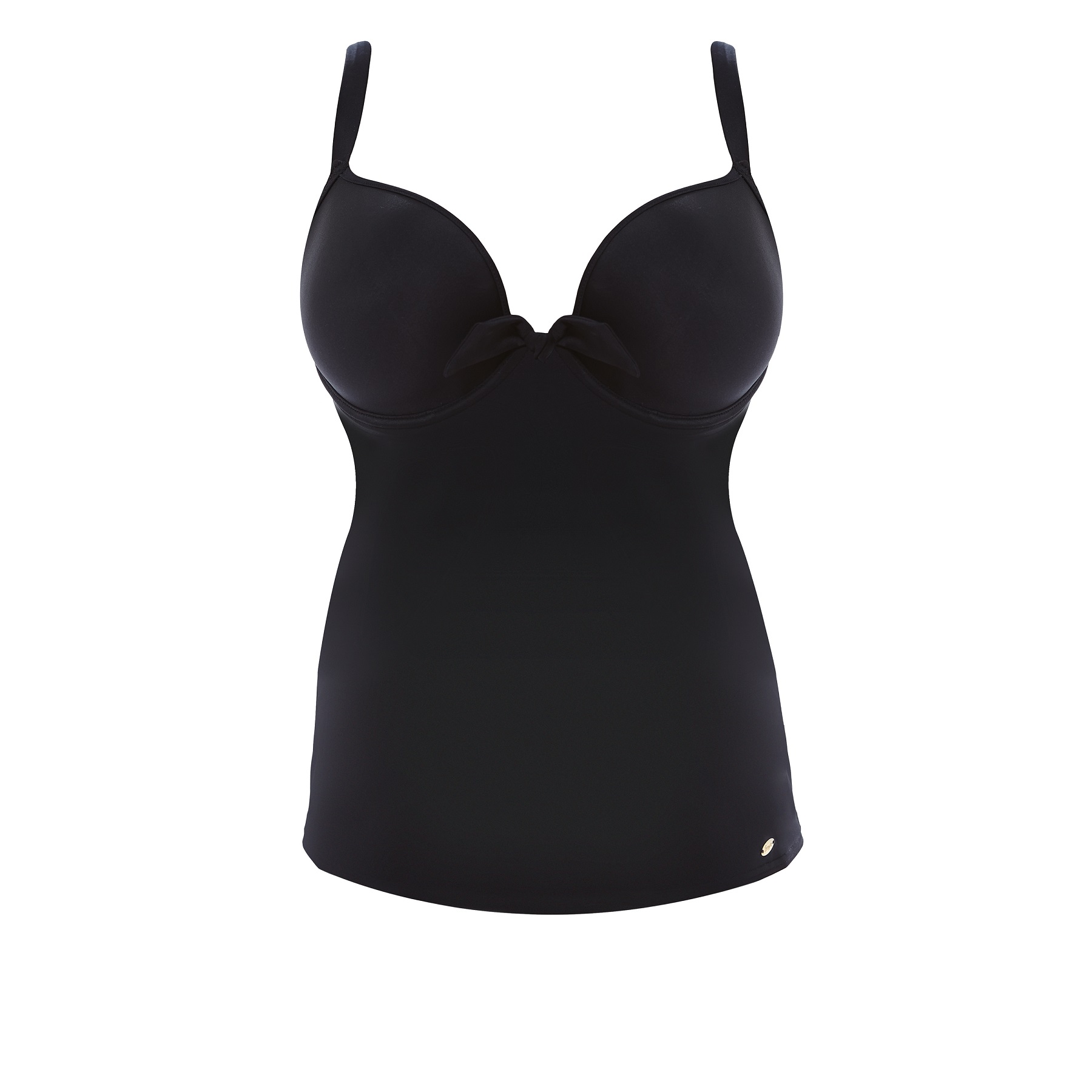 Deco Swim, Schwarz, Tankini von FREYA, Cut Out, Vorderansicht