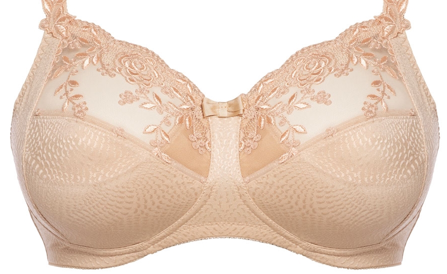 Ella, Biskuit, BH ohne Bügel von ULLA Dessous, Cut Off, 3628, Vergrößerung