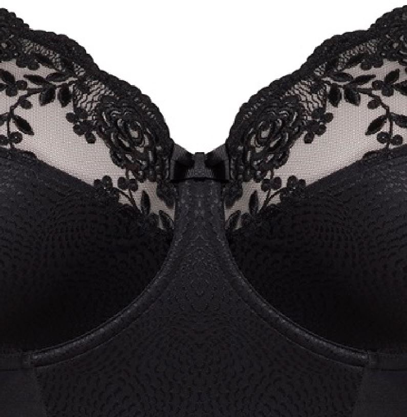 Body mit Bügel, Ella, Schwarz, von ULLA Dessous, 3673, Detailansicht