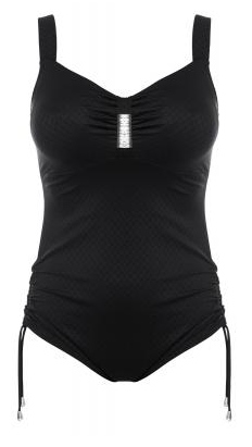 Badeanzug St.Tropez in Schwarz von ULLA Dessous 9112 Cut Out