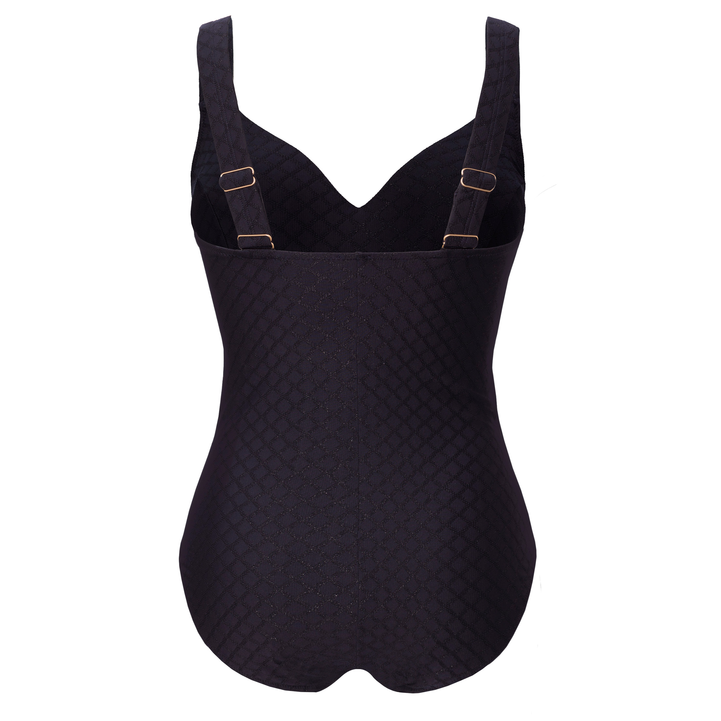 Badeanzug Monaco in Midnight von Ulla Dessous 9811 Cut Out Rückansicht