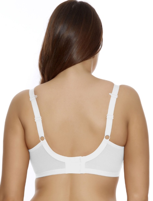 Sport - BH mit Bügel, Energise, Weiß, von ELOMI Lingerie, Rückansicht