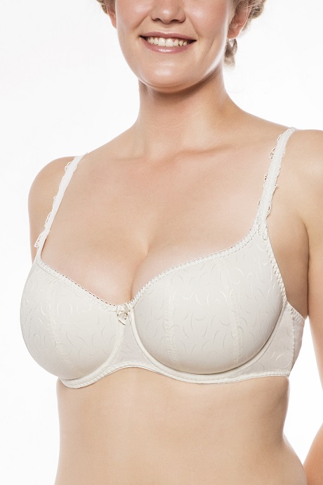 BH mit Bügel Maxima in Ècru von ULLA Dessous 1122 Seitenansicht