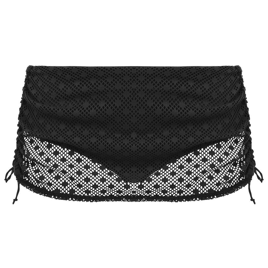 Bikinihose Bazaruto mit Rock in Schwarz von Elomi Swimwear ES800683 Cut Out