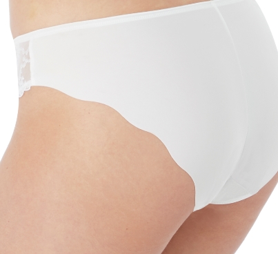 Slip „Ana" in "Weiß“ von FANTASIE Lingerie, 6705, Detail, Seitenansicht