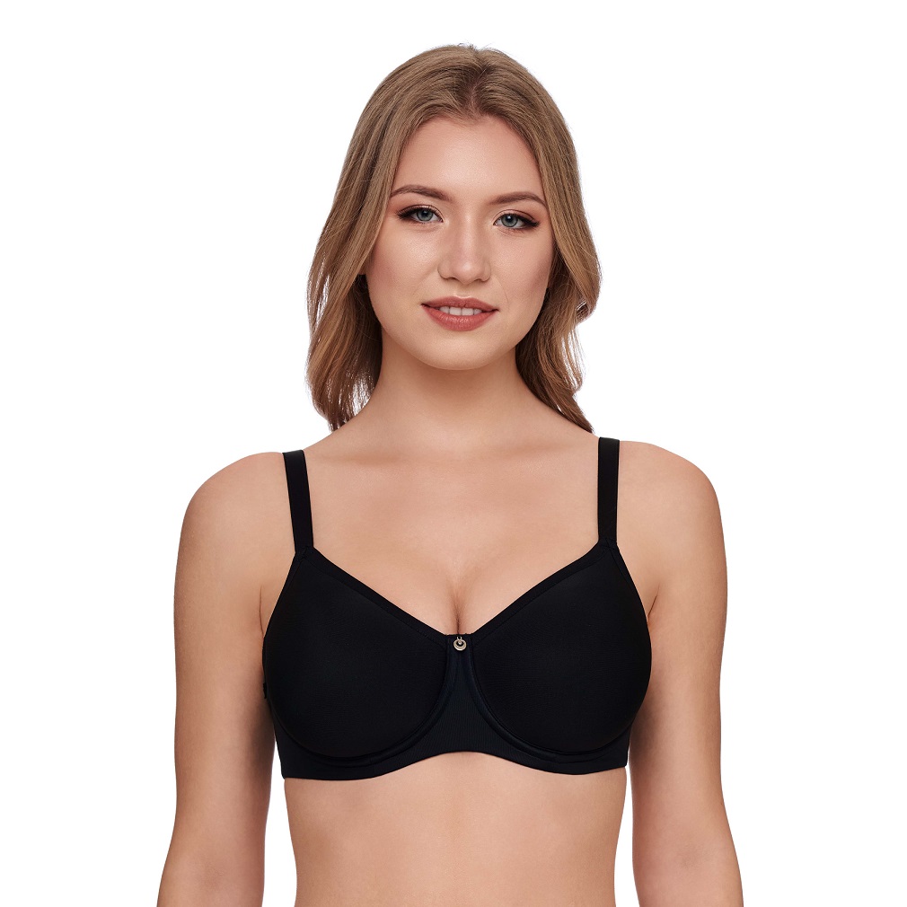 Spacer BH mit Bügel in Schwarz von Susa Lingerie 7869 Vorderansicht