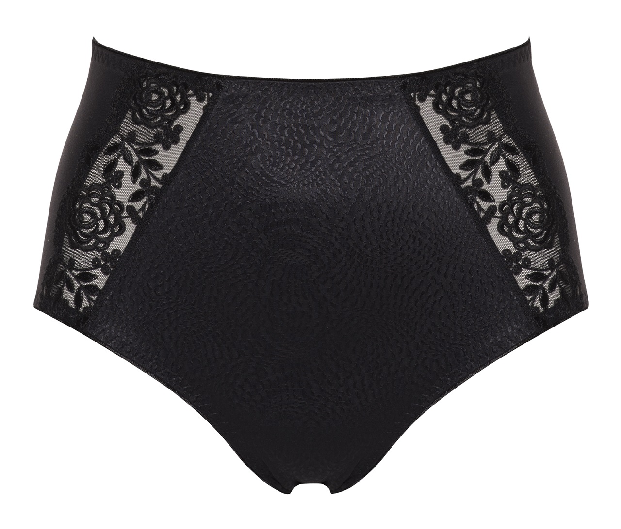 Miederslip, Ella, Schwarz, von ULLA Dessous, 3610, Cut Out