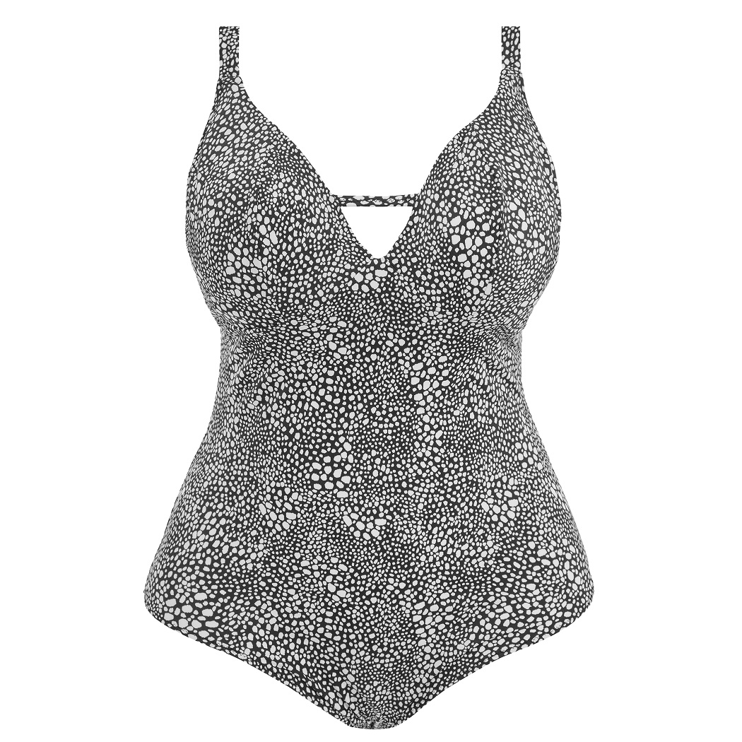 Badeanzug Pebble Cove in Schwarz von ELOMI Swim ES801143 Vorderansicht