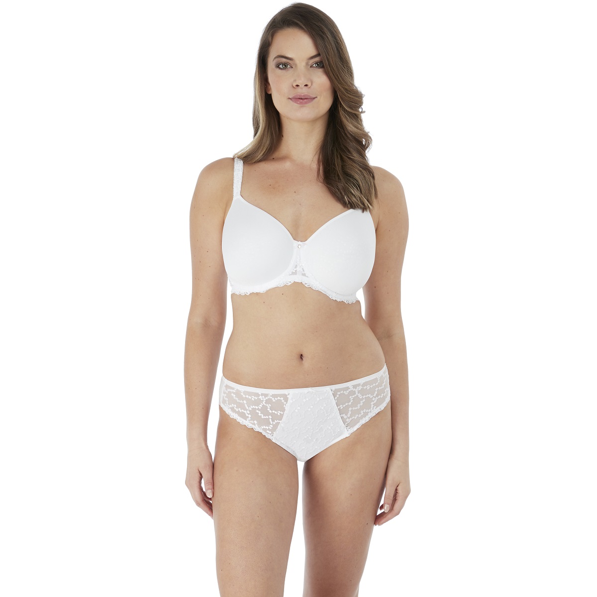 Slip „Ana" in "Weiß“ von FANTASIE Lingerie, 6705, Kombination, Vorderansicht