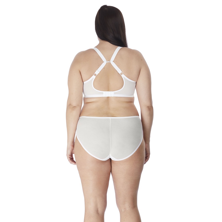 BH mit Bügel, Matilda Weiß von ELOMI Lingerie, EL8900, Kombination, Rückansicht Racerback