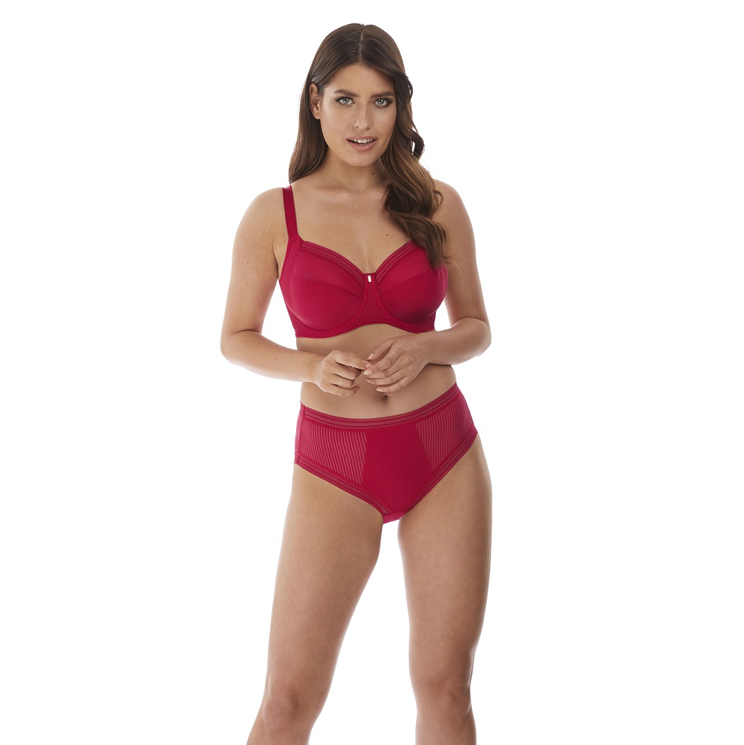Slip, Fusion, Rot, von FANTASIE, FL3095+FL3091, Kombination, Vorderansicht