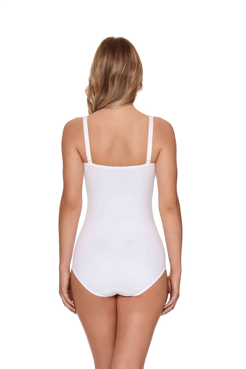 Body, London, Weiß von Susa Lingerie, 6583, Rückansicht