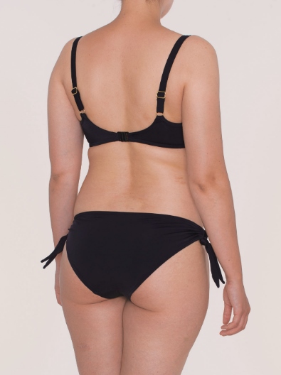 Deco Swim, Schwarz, gemoldetes Bikini Top mit Bügel von FREYA, Rückansicht
