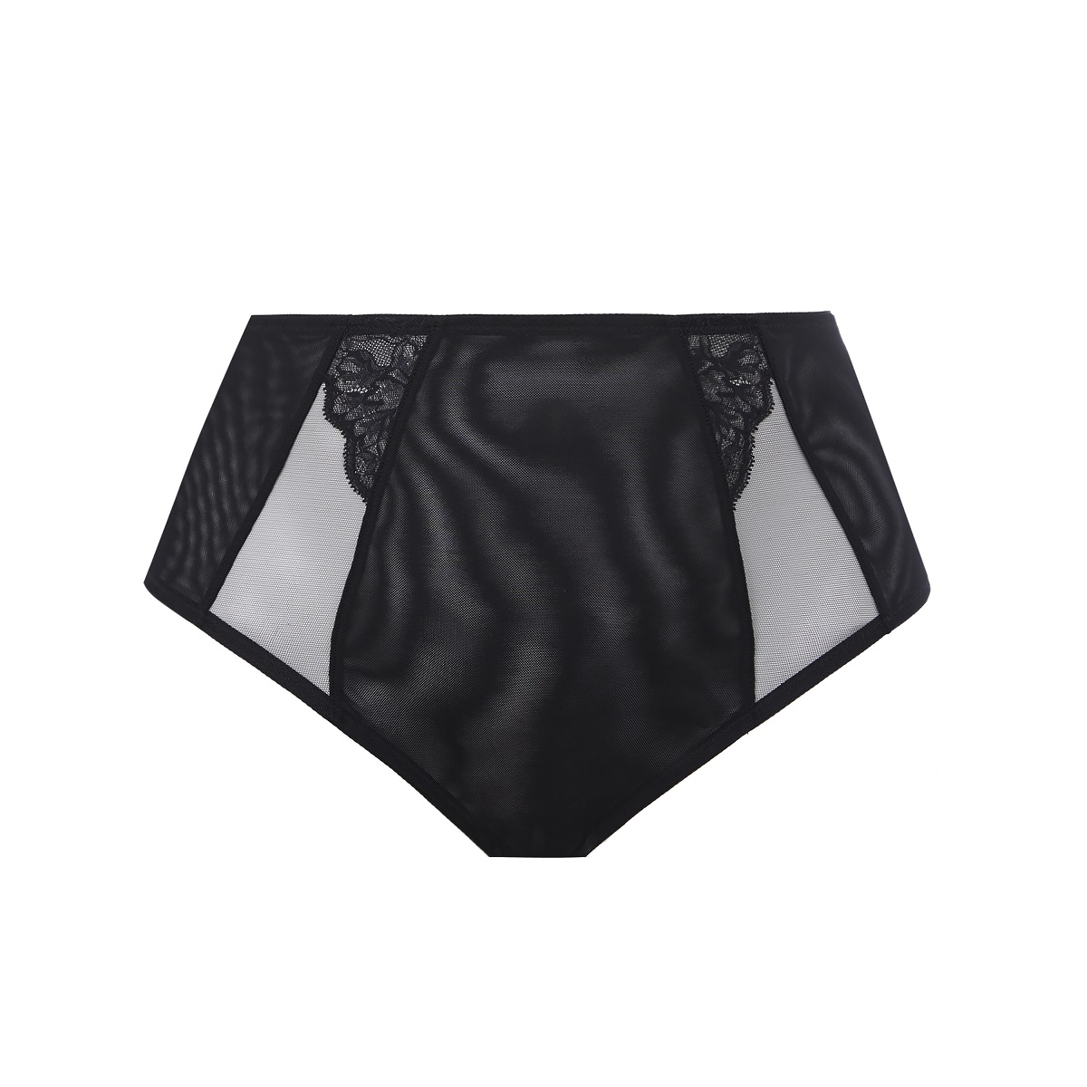 Breiter Slip "Brianna" in "Schwarz" von Elomi EL8085 Cut Out Vorderseite