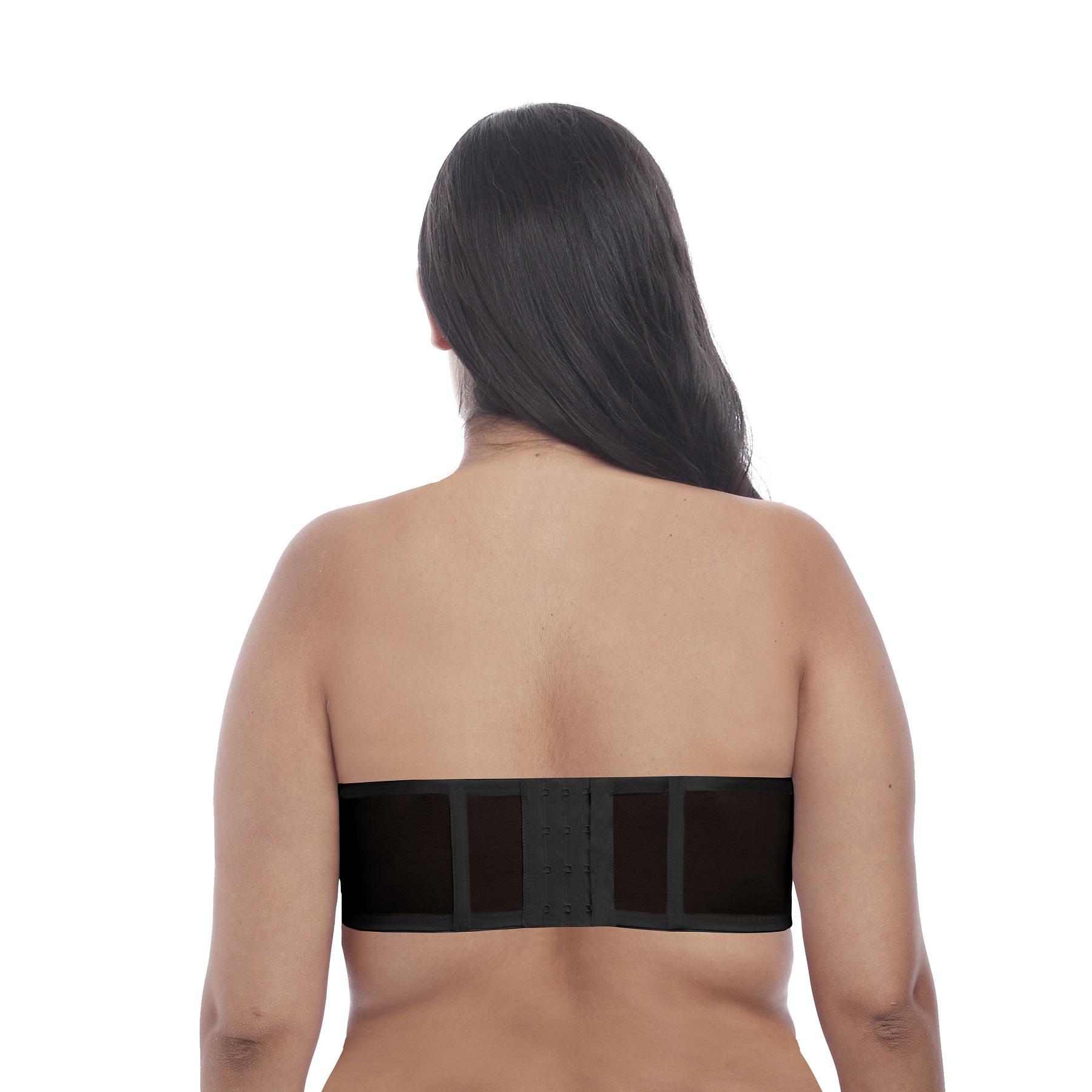 BH mit Bügel Smooth in Schwarz von ELOMI Lingerie Art-Nr. EL4300 trägerlos Rückansicht