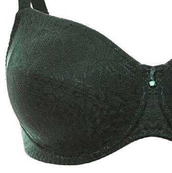 BH mit Bügel, Alice in Moosgrün von ULLA Dessous, 3823, Cut Out, Detailansicht