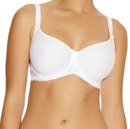 Rebecca, Weiß, BH mit Bügel von FANTASIE, Detailansicht