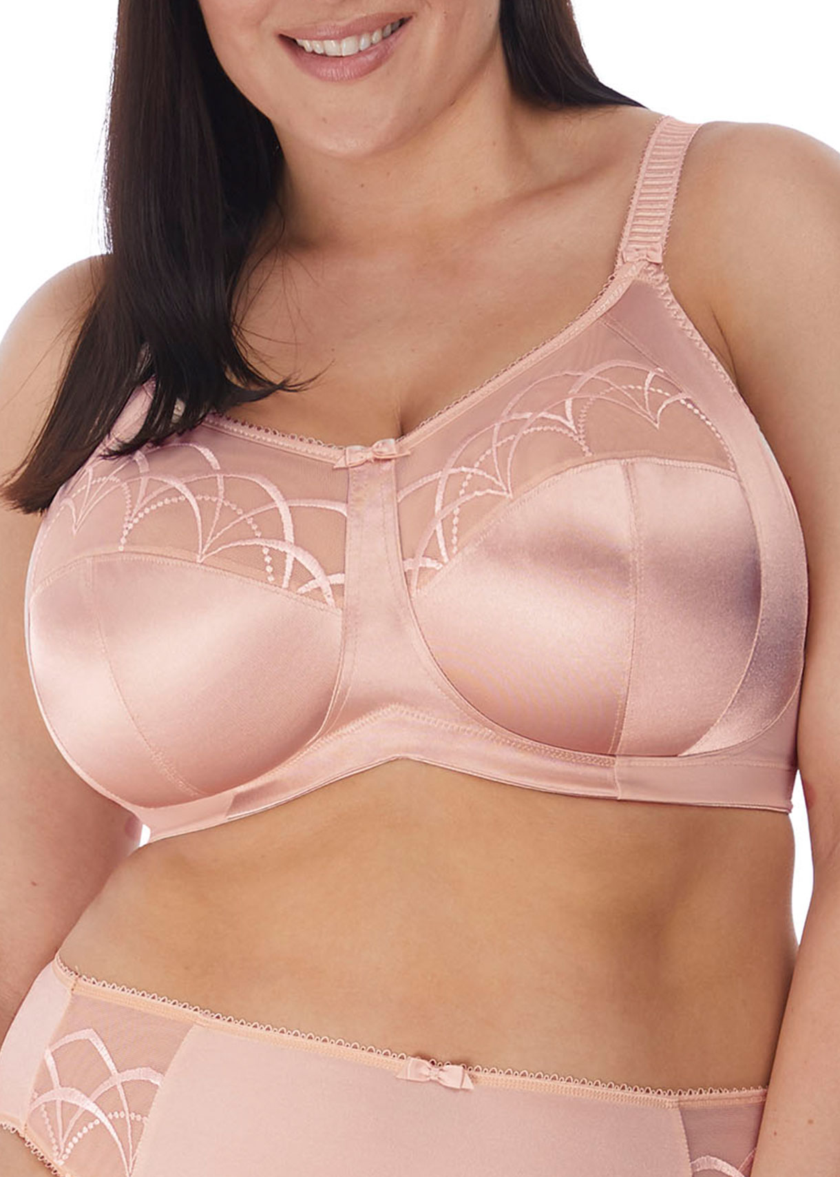 BH ohne Bügel "Cate" in Latte von "Elomi" EL4033 Vorderansicht