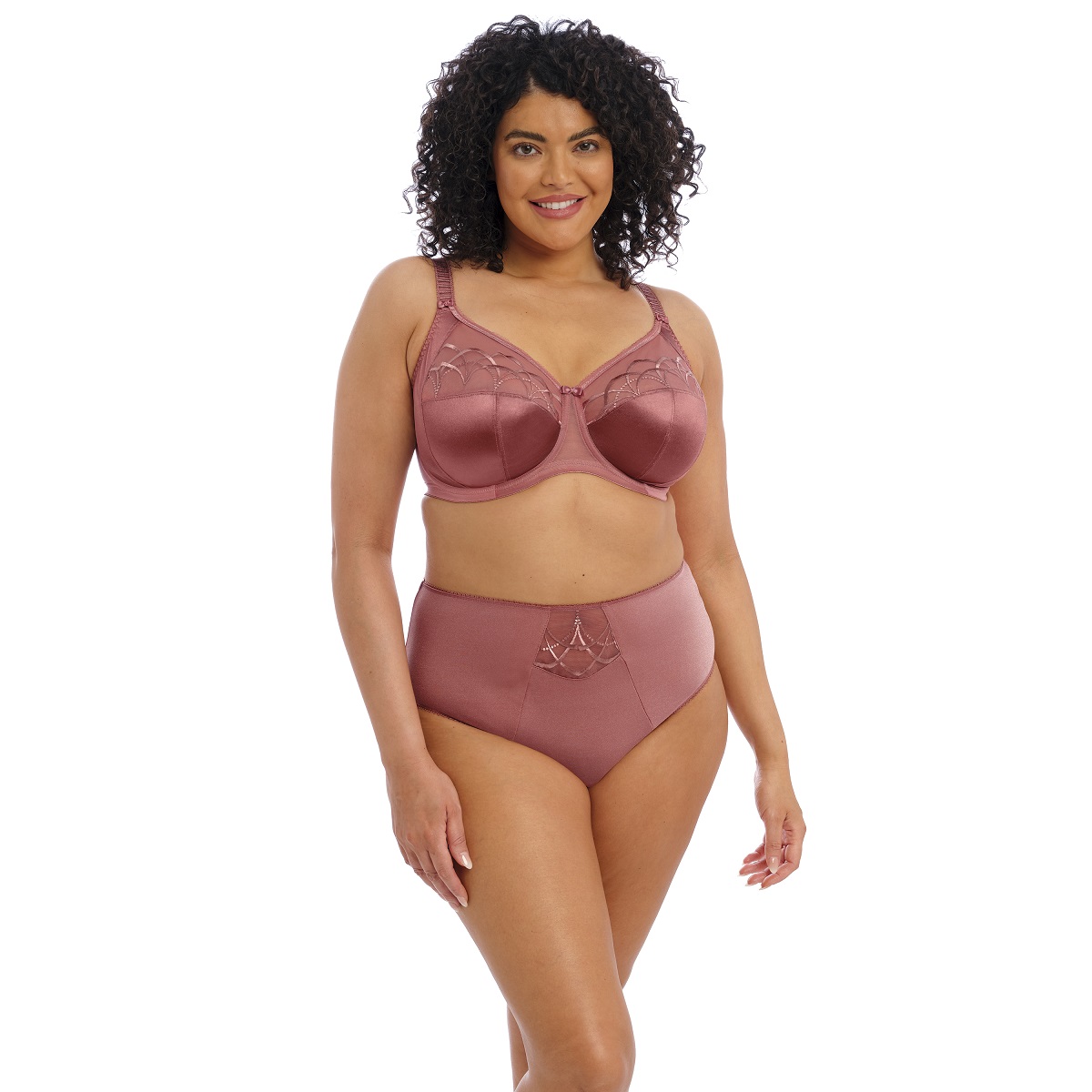 Slip Cate in Rosewood von Elomi EL4035 + BH EL4030 Vorderansicht