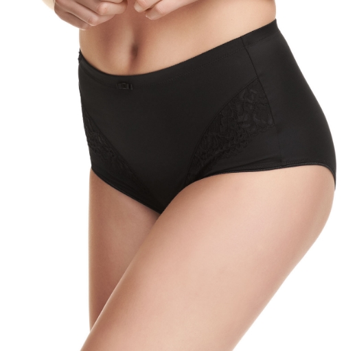 Miederslip London, Schwarz von Susa Lingerie, 631, Seitenansicht