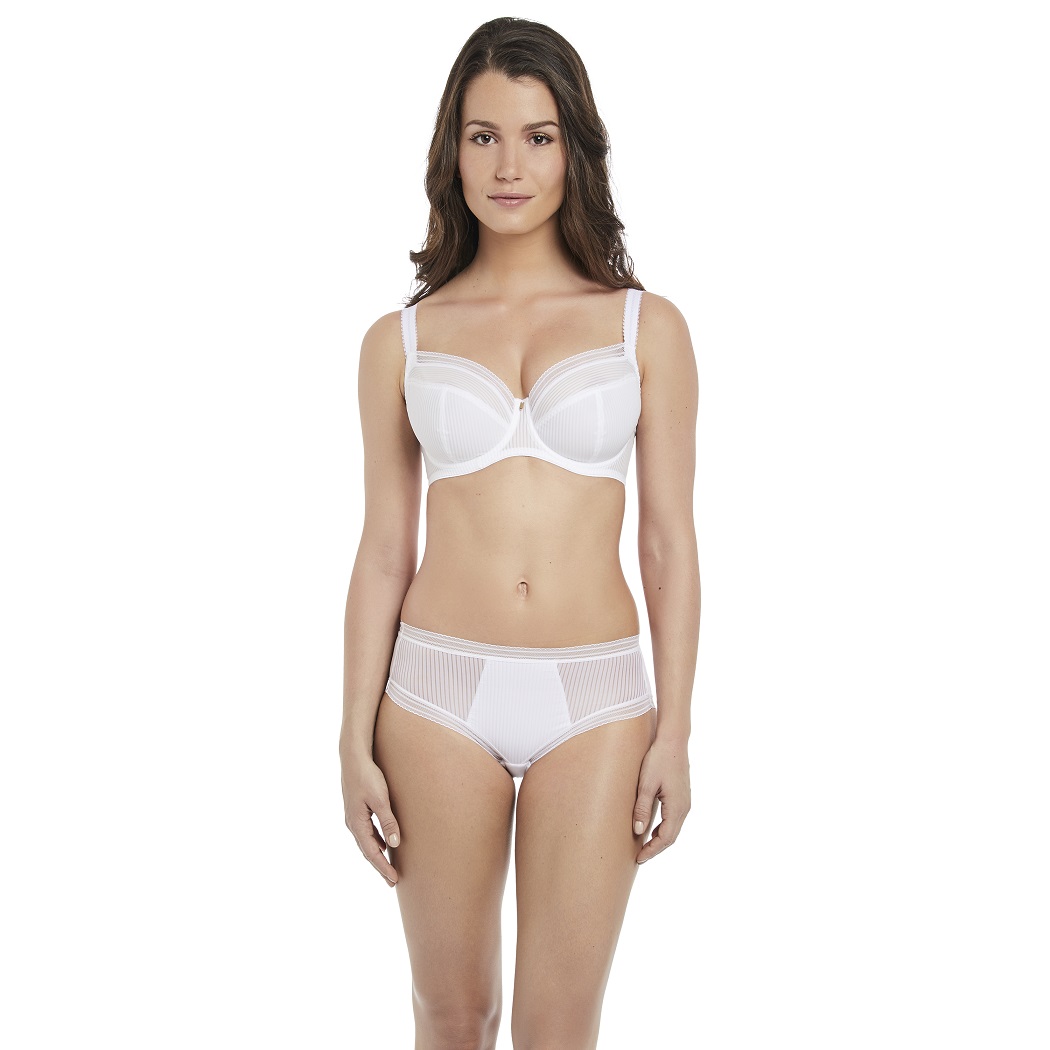 Slip, Fusion, Weiß, von FANTASIE, FL3095+FL3091, Kombination, Vorderansicht