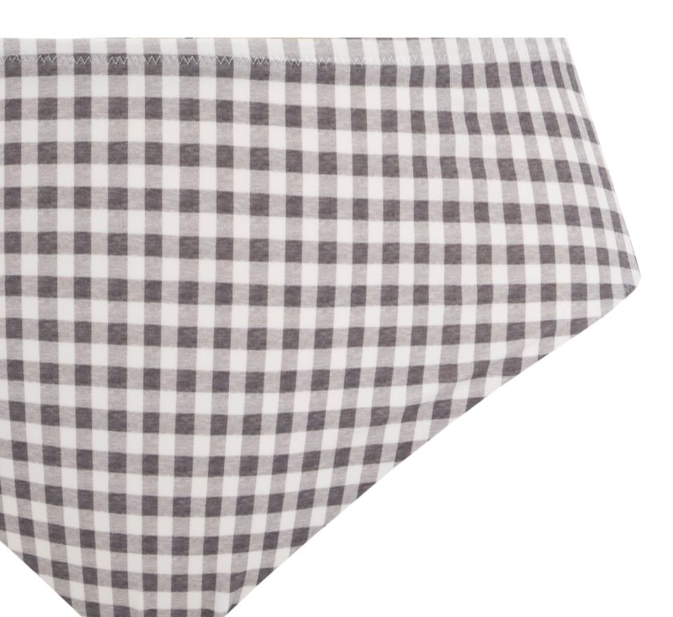 Bikini Slip mit hohem Beinausschnitt Checkmate in Grey Marl von ELOMI-ES800372 Cut Out Detail Vorderansicht