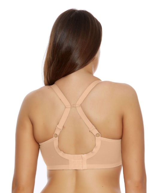 Sport - BH mit Bügel, Energise, Nude, von ELOMI Lingerie, Rückansicht, Racerback
