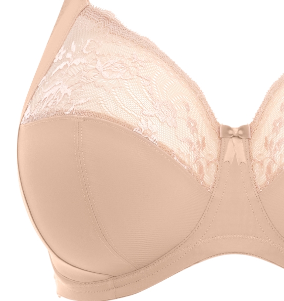 BH mit Bügel Morgan in Sahara von ELOMI Lingerie EL4111 Cut Out Detail Vorderansicht