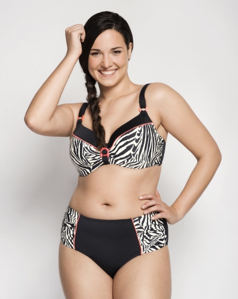 Bikini-Top Nizza, Savanne, von ULLA Dessous, Kombination, Vorderansicht