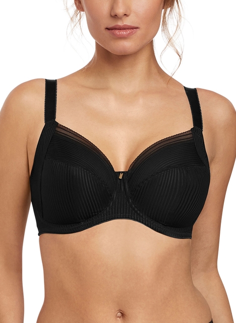 BH mit Bügel, Vollschale, Fusion in Schwarz von FANTASIE Lingerie, FL3091, Detail, Vorderansicht