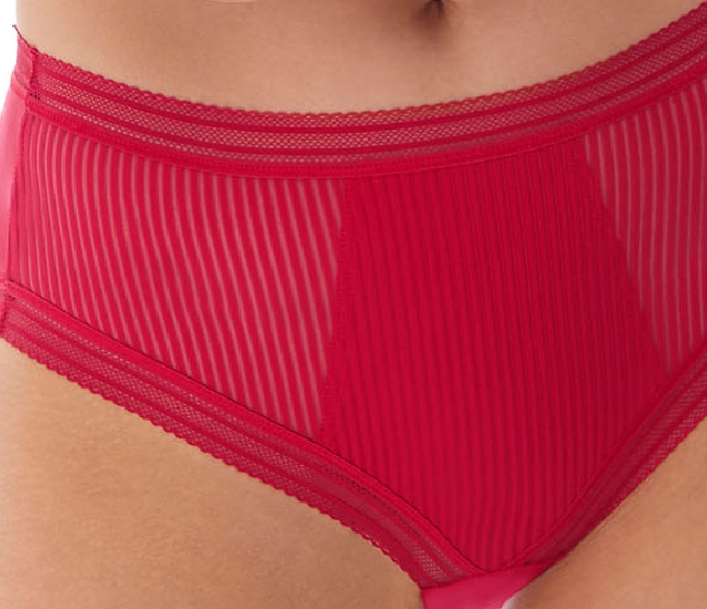 Slip, Fusion, Rot, von FANTASIE, FL3095, Detail, Vorderansicht