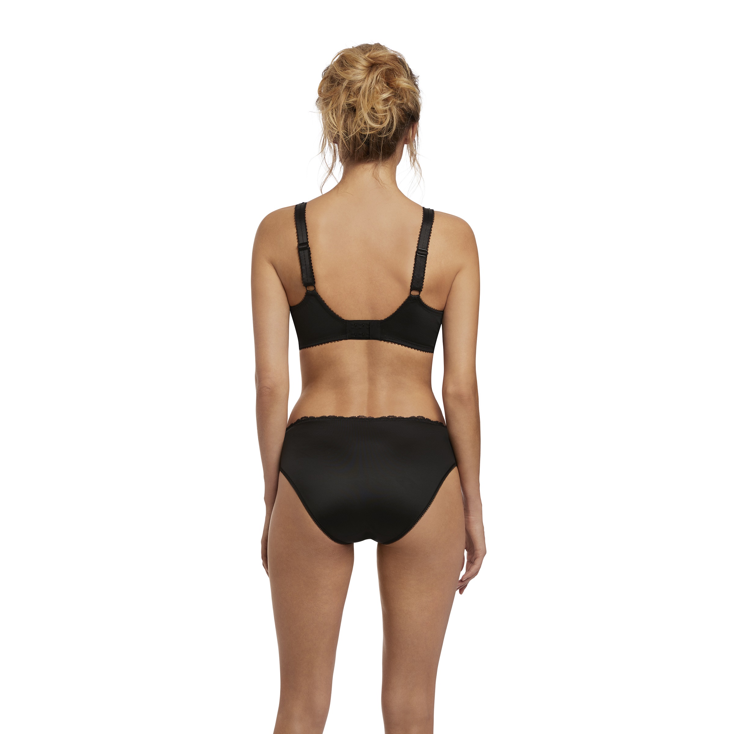 Slip, Jacqueline Lace, Schwarz, von FANTASIE, Kombination, Rückansicht