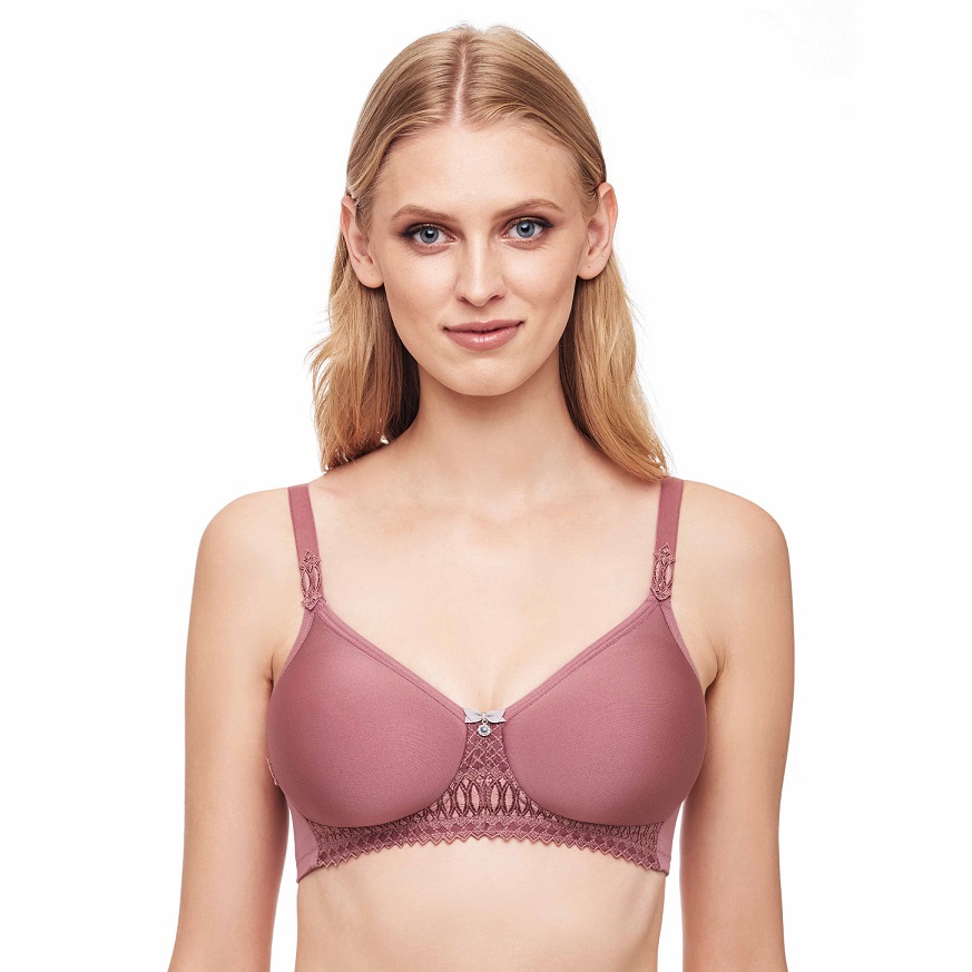 BH ohne Bügel, gemoldet, Santorin Smoky Rose von Susa Lingerie, 8139, Vorderansicht