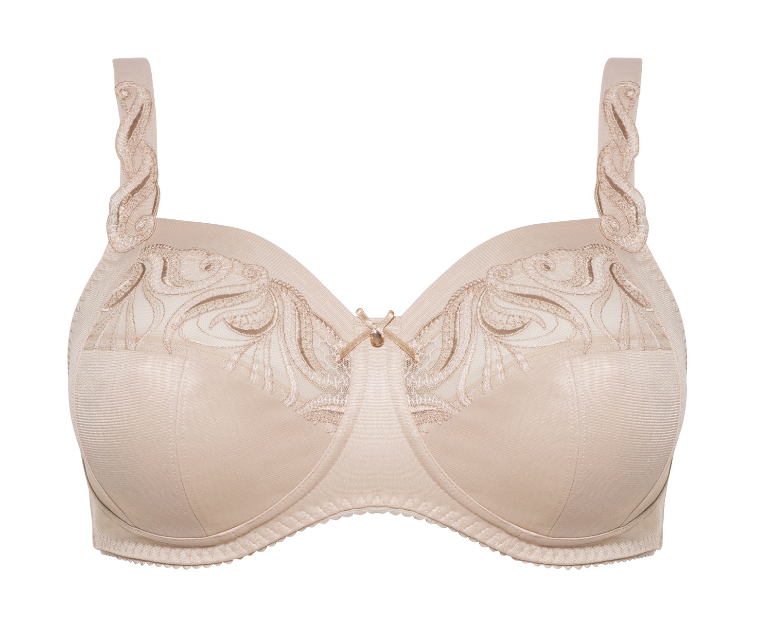 BH mit Bügel und Blende Carmen, Cappucchino, von ULLA Dessous, Detail