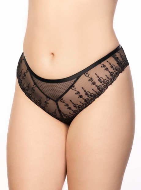 String Exclusive Line in Schwarz von Ulla Dessous 8537