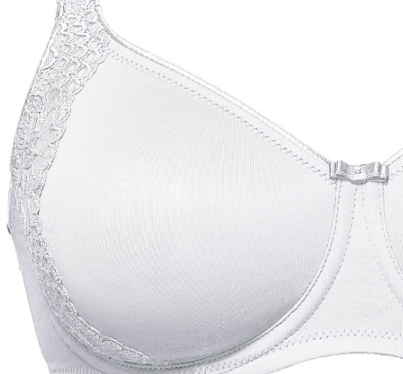 Minimizer BH mit Bügel, Weiß, London 8013 von Susa Lingerie, Detail, Vorderansicht