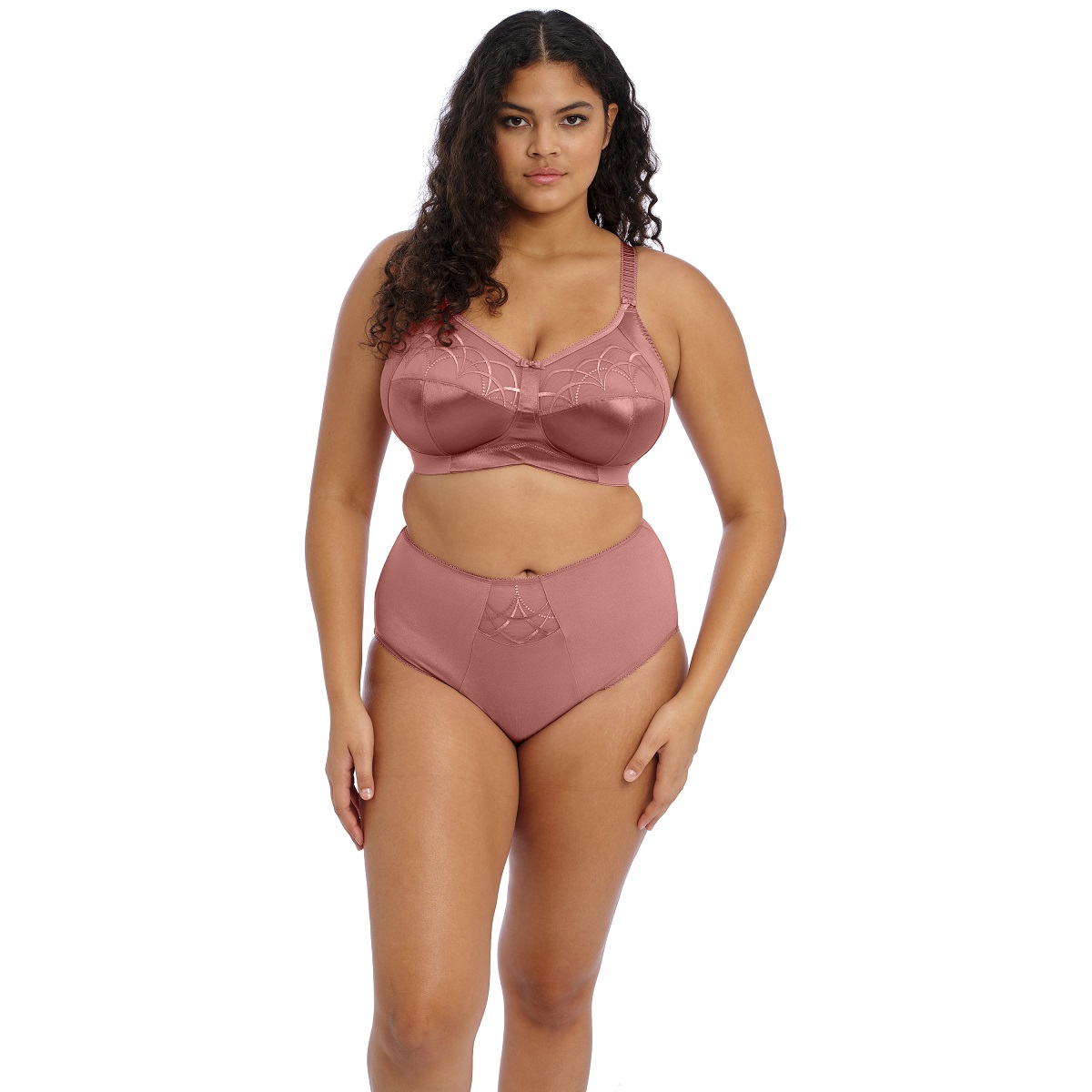 Slip Cate in Rosewood von Elomi EL4035 + BH EL4033 Vorderansicht