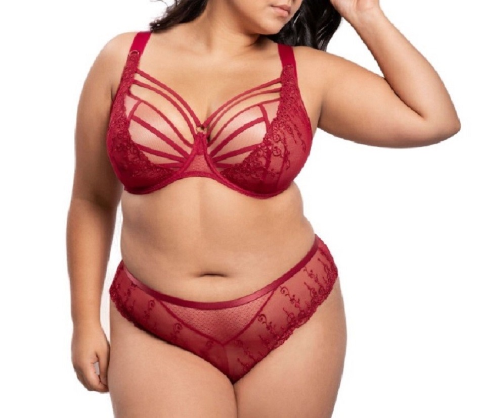 BH mit Bügel Exclusive Line in Sunset von Ulla Dessous 8529 + String 8537