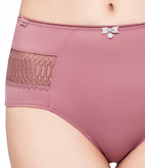 Taillenslip, Santorin in Smoky Rose von Susa Lingerie, 668, Detail, Vorderansicht